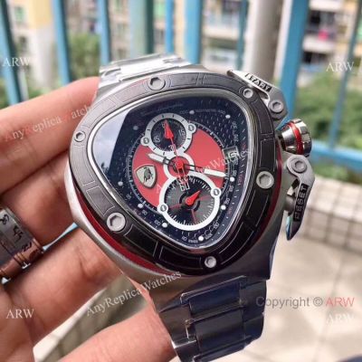 Copy Tonino Lamborghini Spyder 8901 Chronograph watch Stainless Steel